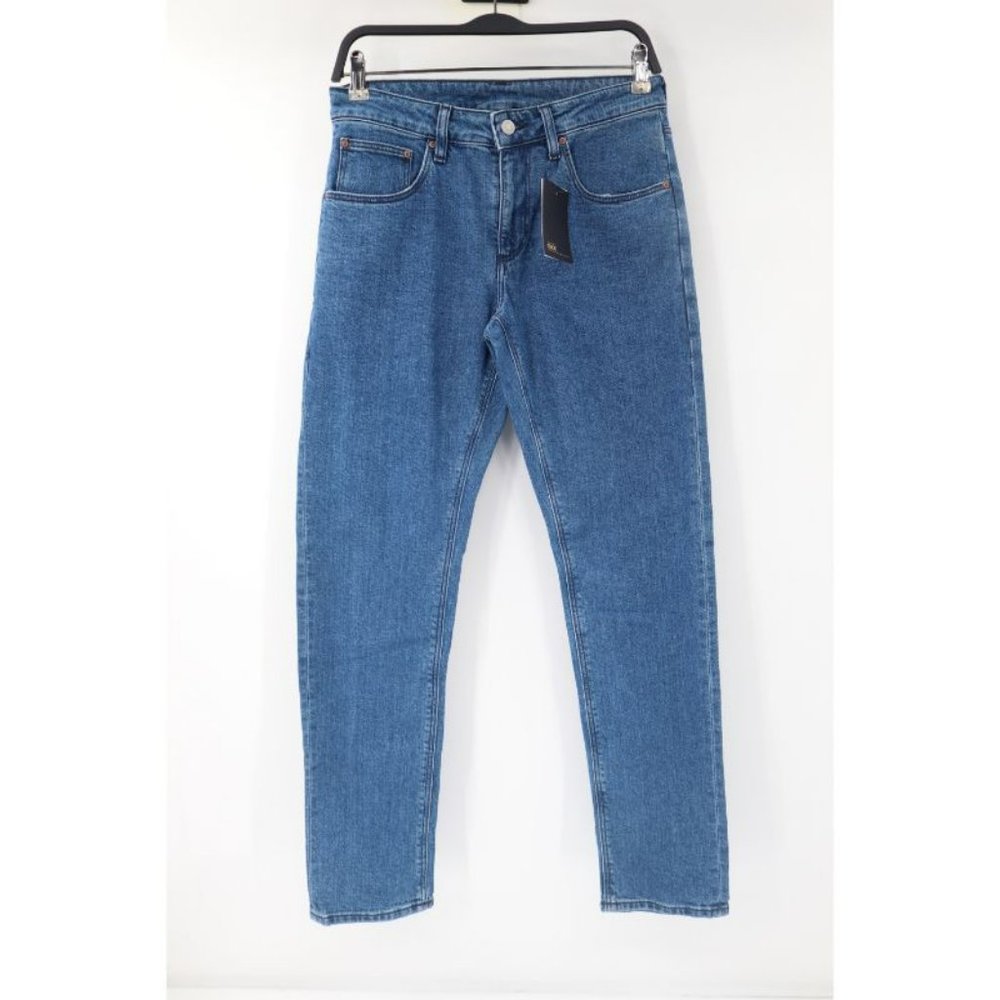 NWT asos mens size 30 slim fit jeans stretch blue denim medium wash cotton blend
